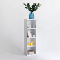 Estantería Cubo 4 estantes blanco