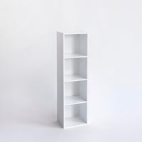 Estantería Cubo 4 estantes blanco
