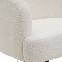 Sillón giratorio Lena blanco