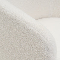 Sillón giratorio Lena blanco