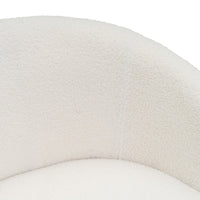 Sillón giratorio Lena blanco