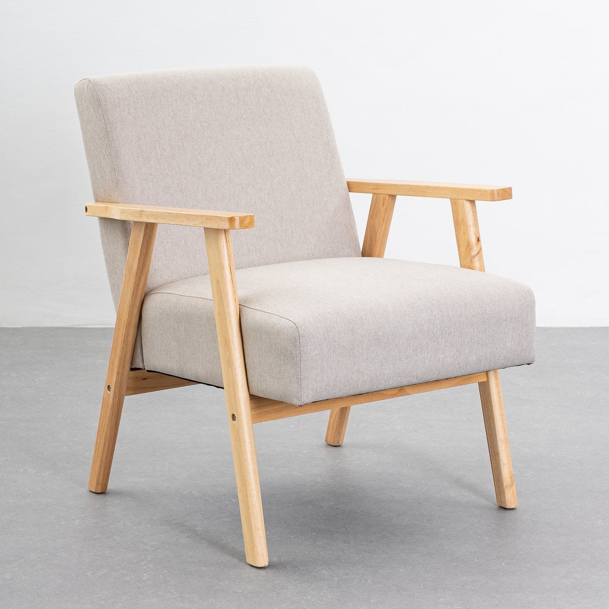 Sillón butaca beige