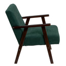 Sillón butaca verde