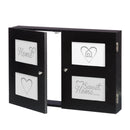 Tapa contador negro con portafotos