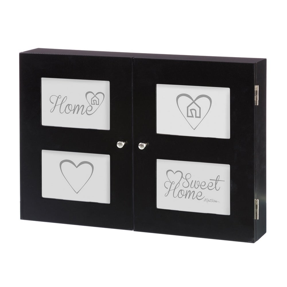 Tapa contador negro con portafotos