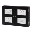 Tapa contador negro con portafotos