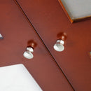 Tapa contador marrón con portafotos