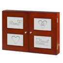 Tapa contador marrón con portafotos