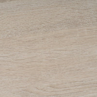 Consola con 2 cajones de metal blanco y MDF de 80x30x75 cm
