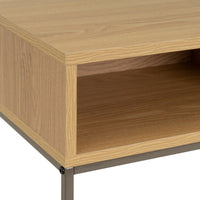 Consola auxiliar Urban color natural de 80x30x75 cm
