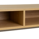 Consola auxiliar Urban color natural de 80x30x75 cm