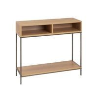 Consola auxiliar Urban color natural de 80x30x75 cm