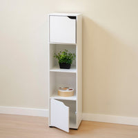 Estantería cubo blanca