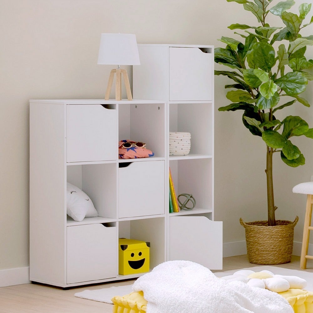 Estantería cubo blanca