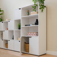 Estantería librería blanca de 59x119 cm