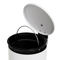 Papelera con pedal blanco 5L