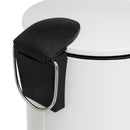 Papelera con pedal blanco 5L