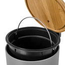 Papelera con pedal gris 5L