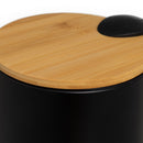 Papelera con pedal negro 5L