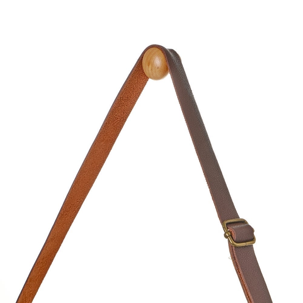 Espejo correa de bambú natural de 50 cm