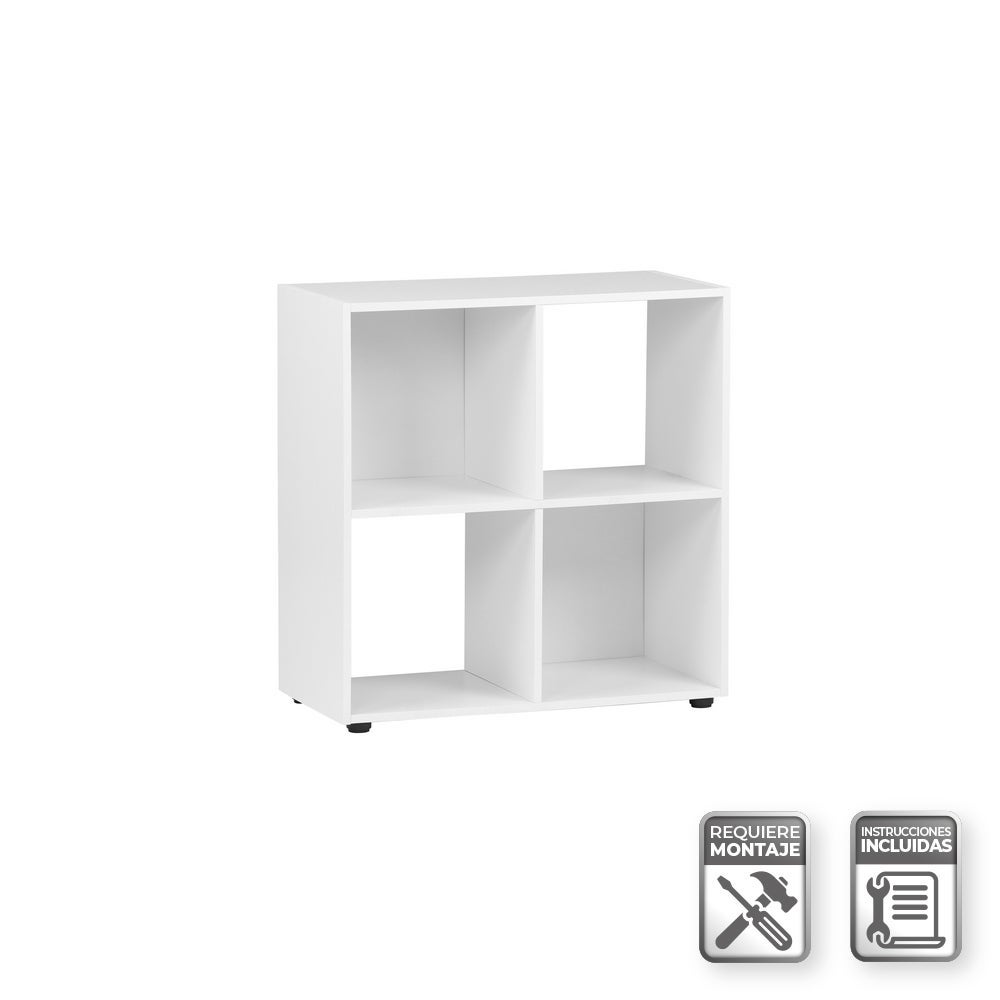 Estantería cubo blanca pequeña