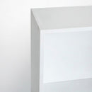 Librería 3 estantes blanca