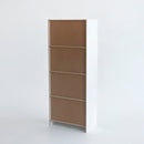 Librería 3 estantes blanca