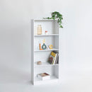 Librería 3 estantes blanca