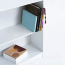 Librería 3 estantes blanca