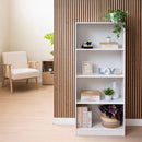 Librería 3 estantes blanca