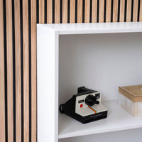 Librería 3 estantes blanca