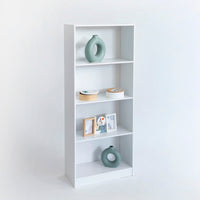 Librería 3 estantes blanca