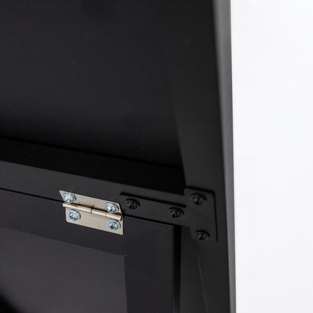 Espejo de pie negro de 151 cm