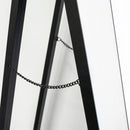Espejo de pie negro de 151 cm