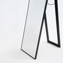 Espejo de pie negro de 151 cm