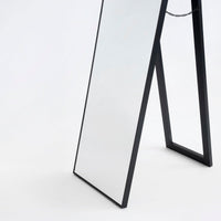 Espejo de pie negro de 151 cm
