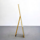 Espejo de pie dorado de 151 cm