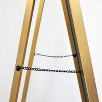 Espejo de pie dorado de 151 cm