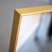 Espejo de pie dorado de 151 cm