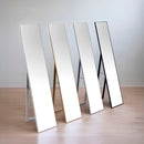 Espejo de pie dorado de 151 cm