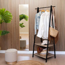 Espejo de pie dorado de 151 cm