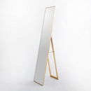 Espejo de pie dorado de 151 cm