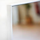 Espejo de pie blanco de 151 cm