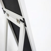 Espejo de pie blanco de 151 cm