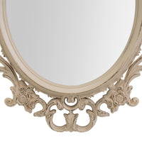 Espejo cornucopia beige