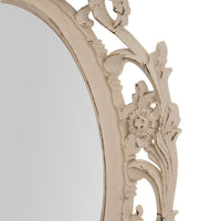 Espejo cornucopia beige