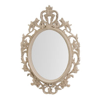 Espejo cornucopia beige