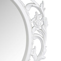 Espejo cornucopia blanco