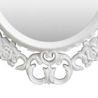 Espejo cornucopia blanco