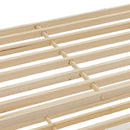 Zapatero de madera de abeto natural